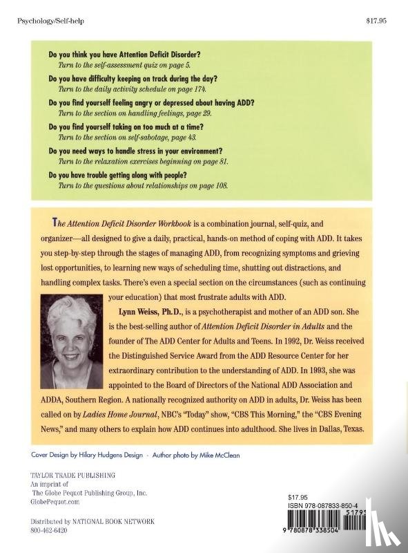 Weiss, Lynn - The Attention Deficit Disorder in Adults Workbook