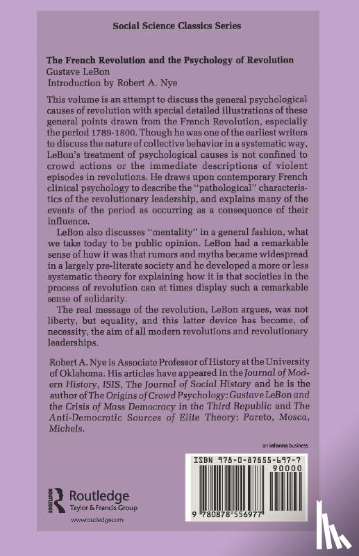 Le Bon, Gustave - The French Revolution and the Psychology of Revolution