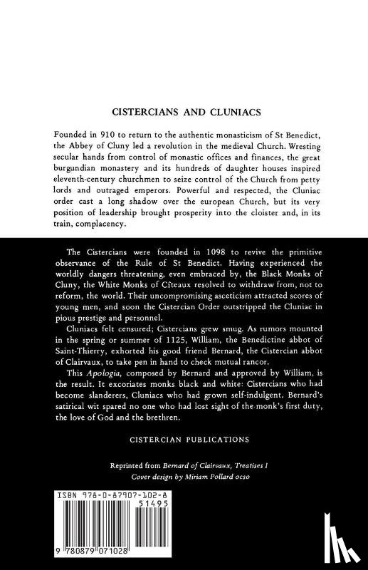 Bernard of Clairvaux - Cistercians and Cluniacs