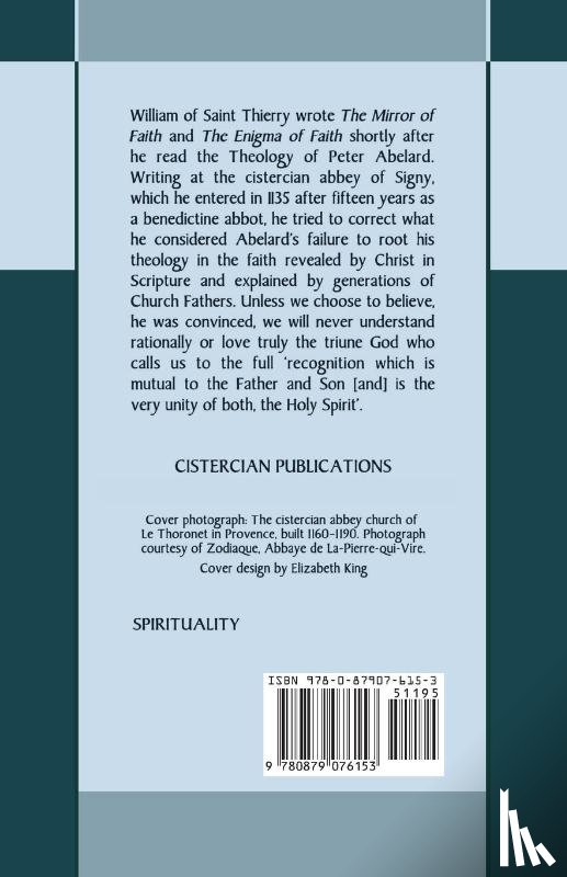 William of Saint-Thierry - The Mirror of Faith