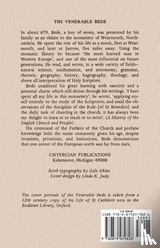 Bede The Venerable - Commentary on the Seven Catholic Epistles