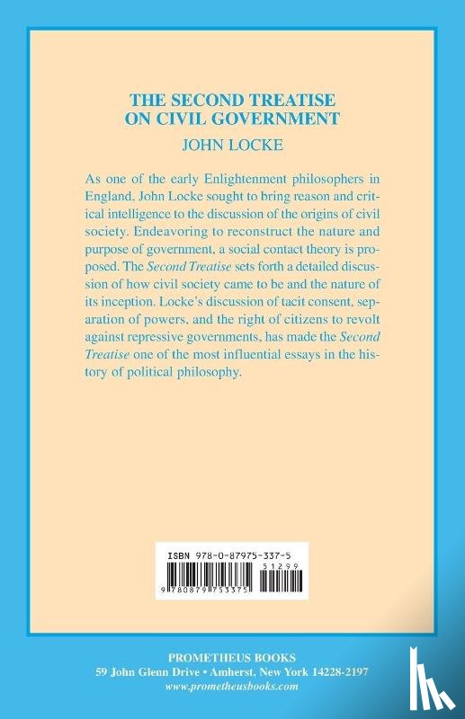 Locke, John - The Second Treatise on Civil Government