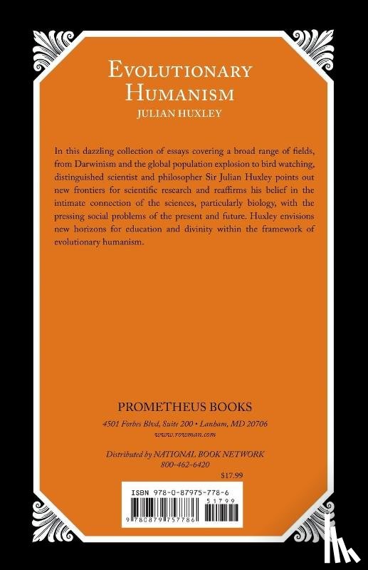 Huxley, Julian S. - Evolutionary Humanism