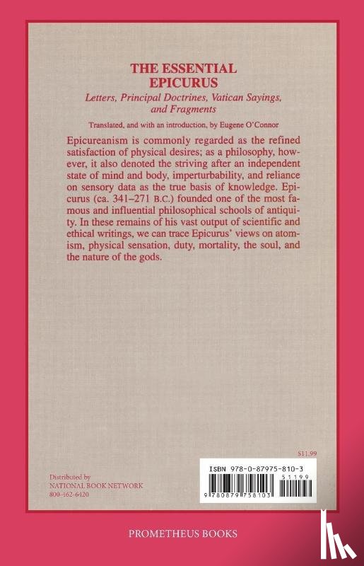 Epicurus - The Essential Epicurus