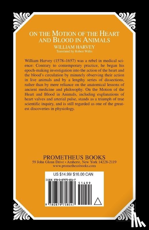 Harvey, William - On the Motion of the Heart and Blood in Animals