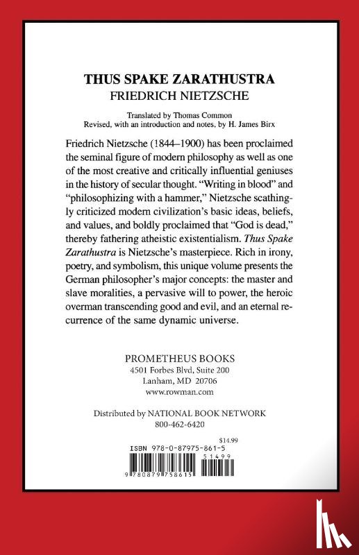 Nietzsche, Friedrich Wilhelm - Thus Spake Zarathustra