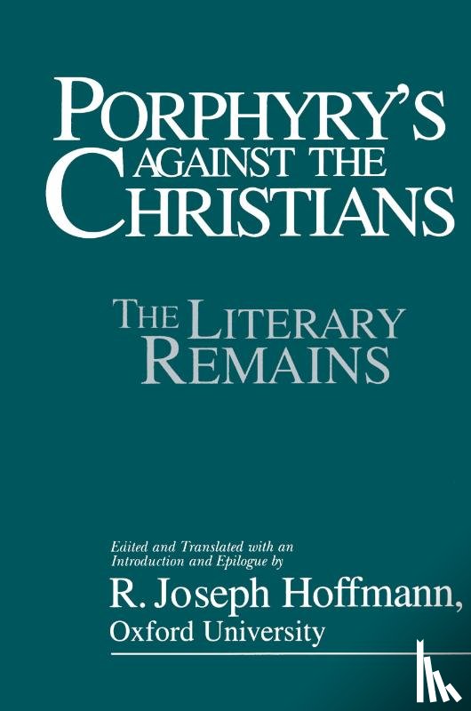  - Porphyry's Against the Christians