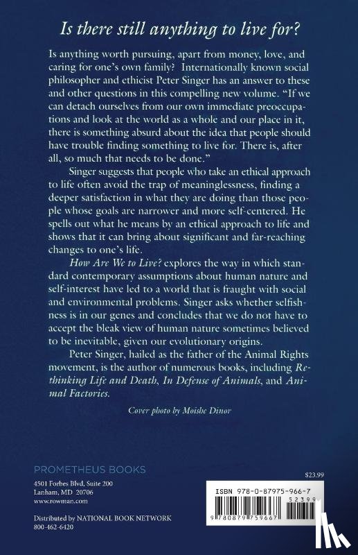 Singer, Peter - How Are We to Live?