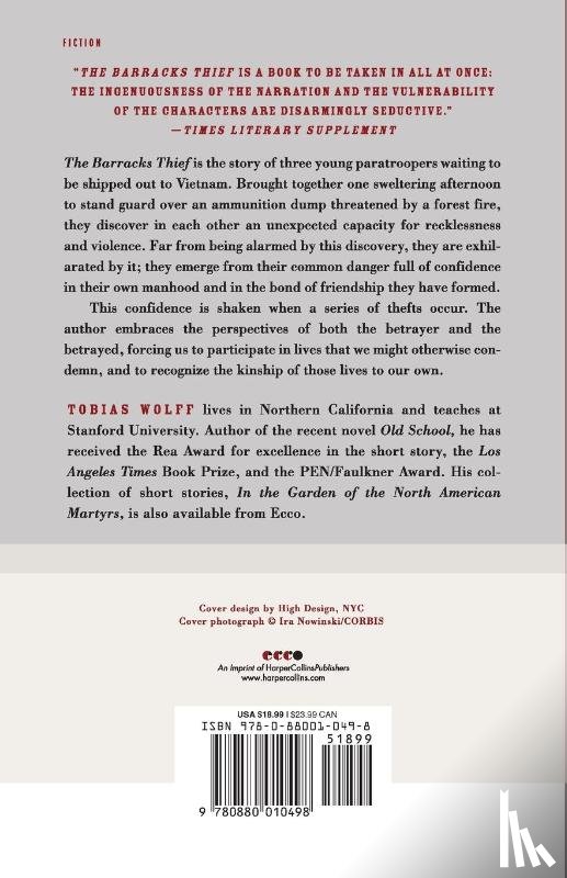 Wolff, T. - The Barracks Thief (Paper Only)