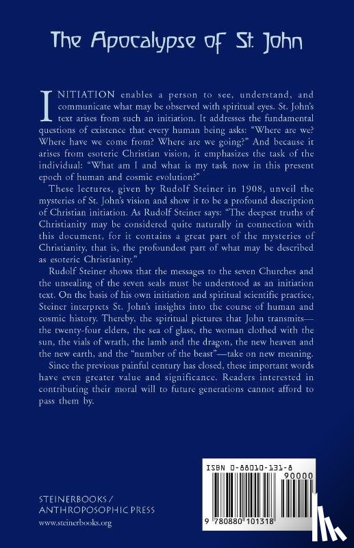 Steiner, Rudolf - The Apocalypse of St John