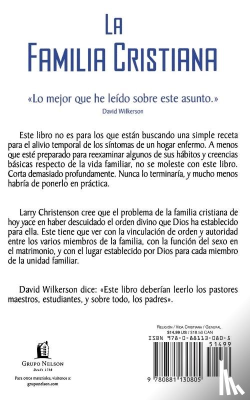 Christenson, Larry - La familia cristiana