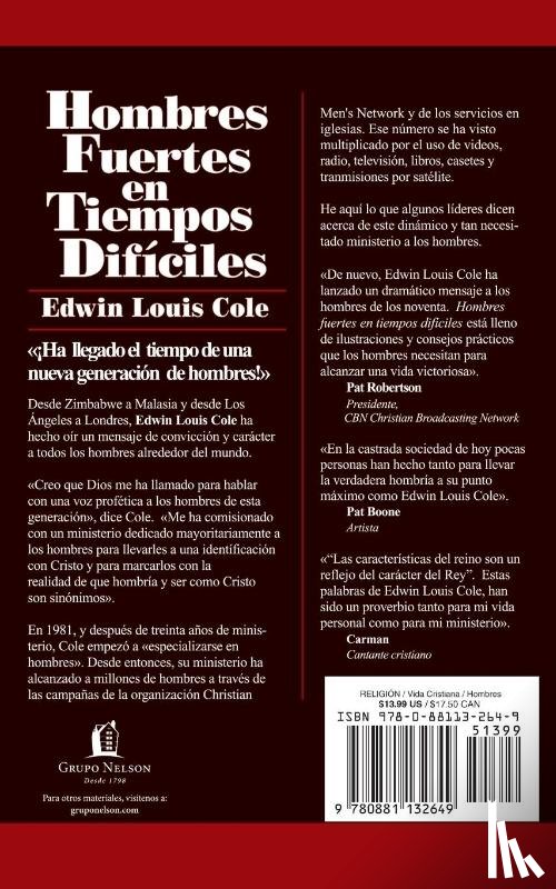 Cole, Edwin Louis - Hombres fuertes en tiempos dificiles
