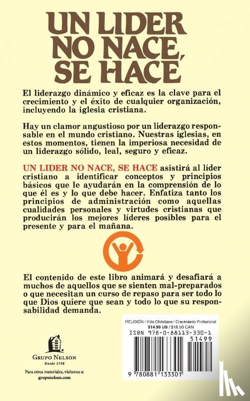 Engstrom, Ted - Un lider no nace, se hace