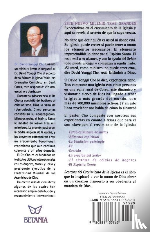 Cho, Paul Yongui - Secretos del crecimiento de la Iglesia