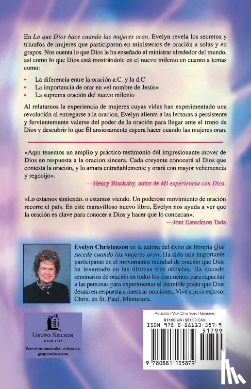 Christenson, Evelyn - Lo que Dios hace cuando las mujeres oran