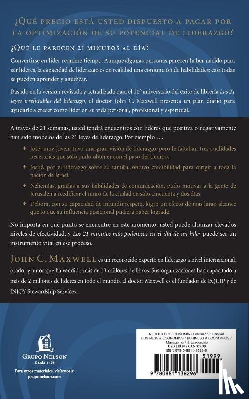 Maxwell, John C. - Los 21 minutos mas poderosos en el dia de un lider
