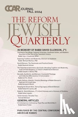 Goldberg, Rabbi Edwin - CCAR Journal: The Reform Jewish Quarterly, Fall 2024, In Memory of Rabbi David Ellenson, z"l