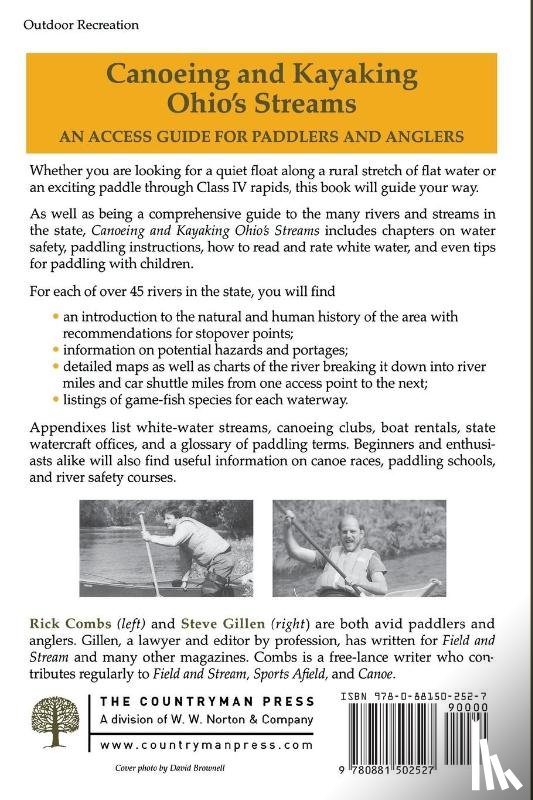 Combs, Richard, Gillen, Stephen E. - Canoeing and Kayaking Ohio's Streams