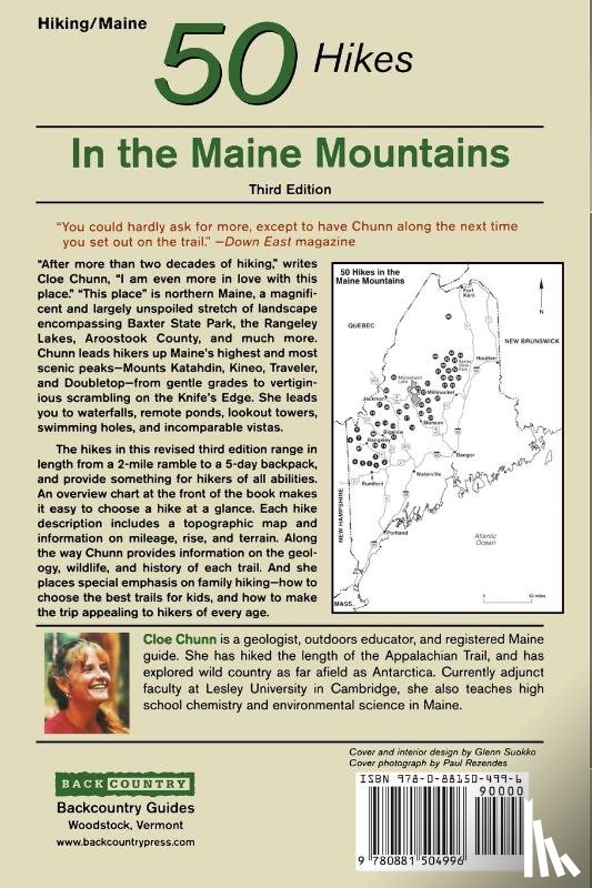 Chunn, Cloe (Lesley University) - Explorer's Guide 50 Hikes in the Maine Mountains