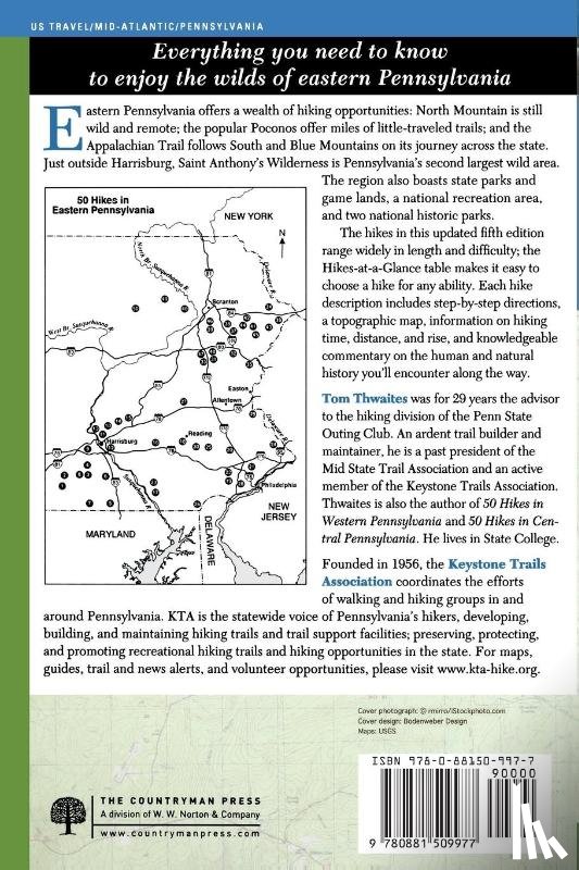 Thwaites, Tom - Explorer's Guide 50 Hikes in Eastern Pennsylvania