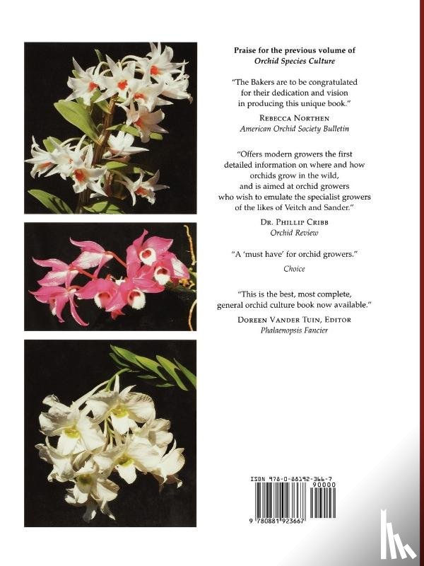 O. Baker, Charles, Baker, Margaret - Orchid Species Culture