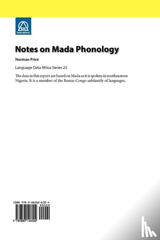 Price, Norman - Notes on Mada Phonology