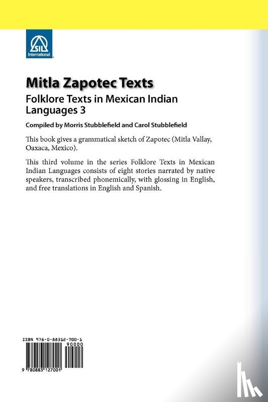  - Mitla Zapotec Texts