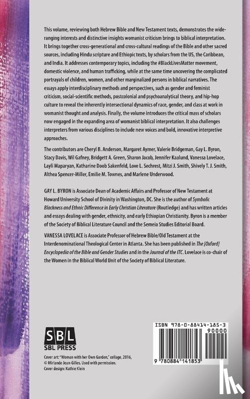  - Womanist Interpretations of the Bible