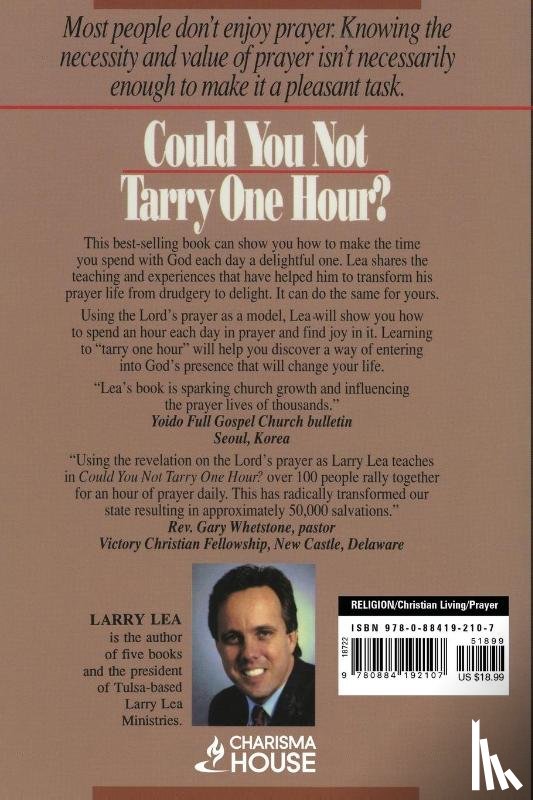 Larry Lea - Could You Not Tarry One Hour?