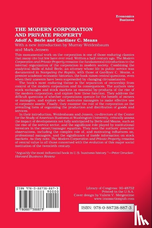 Berle, Adolf A. - The Modern Corporation and Private Property