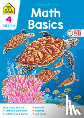 Zone, School - School Zone Math Basics Grade 4 Workbook