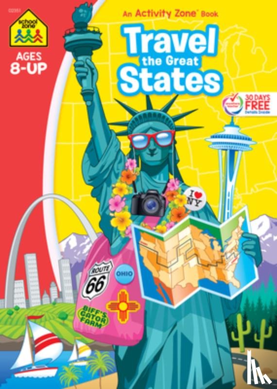 Zone, School - School Zone Travel the Great States Workbook