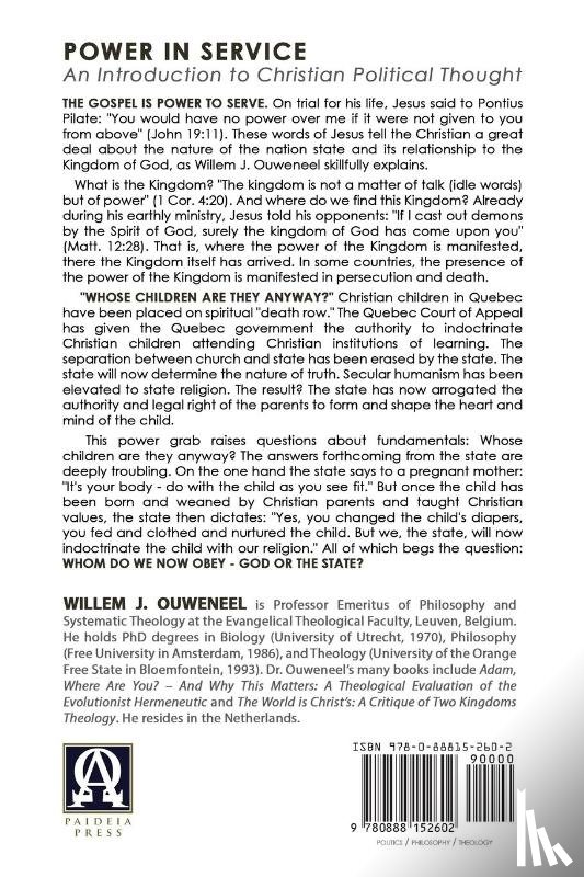 Ouweneel, Willem J - Power in Service
