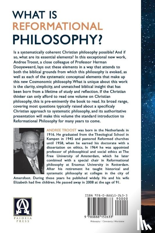 Troost, Andree - What Is Reformational Philosophy?