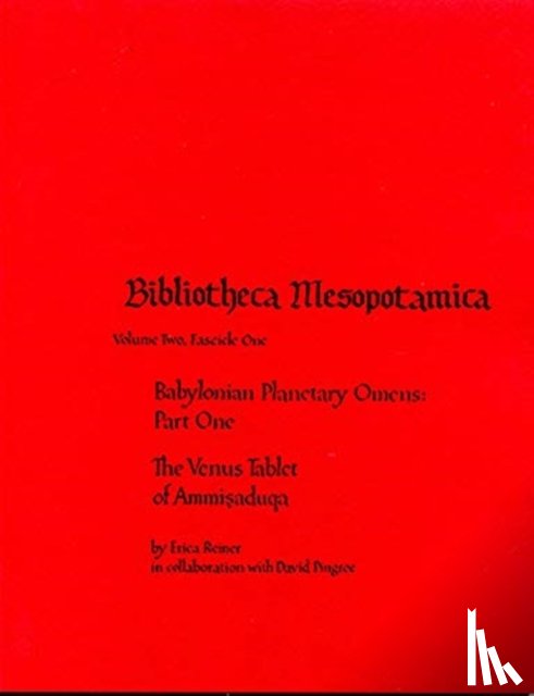 Reiner, Erica, Pingree, David - Babylonian Planetary Omens Part I
