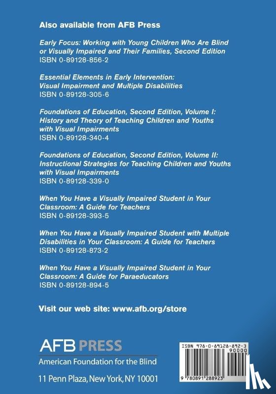  - A Parents' Guide to Special Education for Children with Visual Impairments