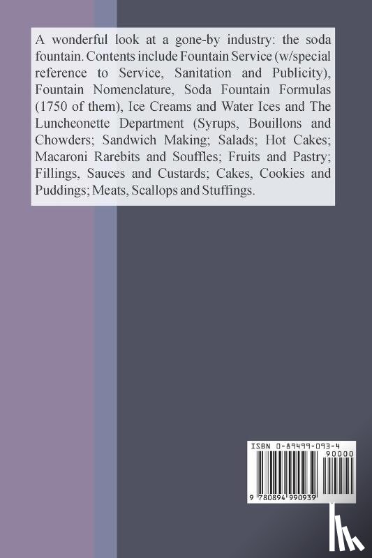 Soda Fountain Trade Magazine - The Dispenser's Formulary