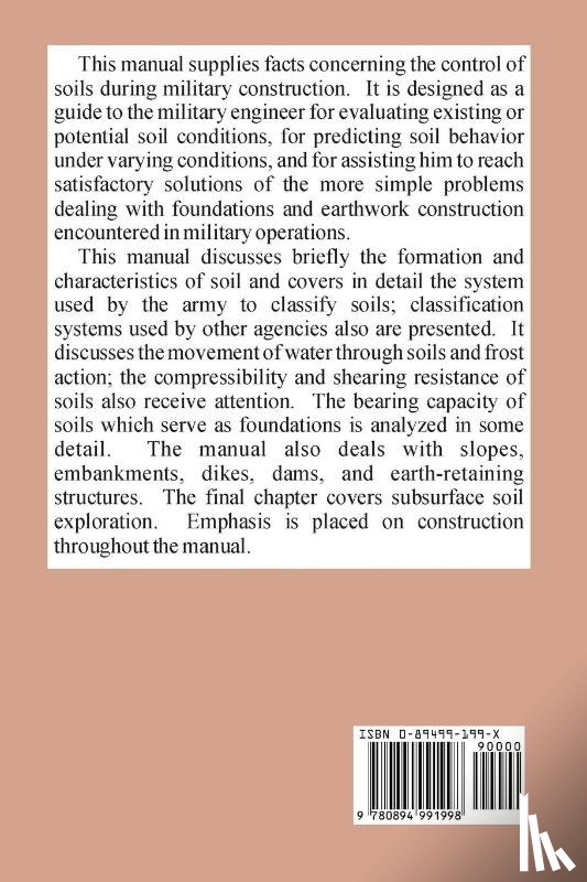 Dept of Army and Air Force - Control of Soils in Military Construction