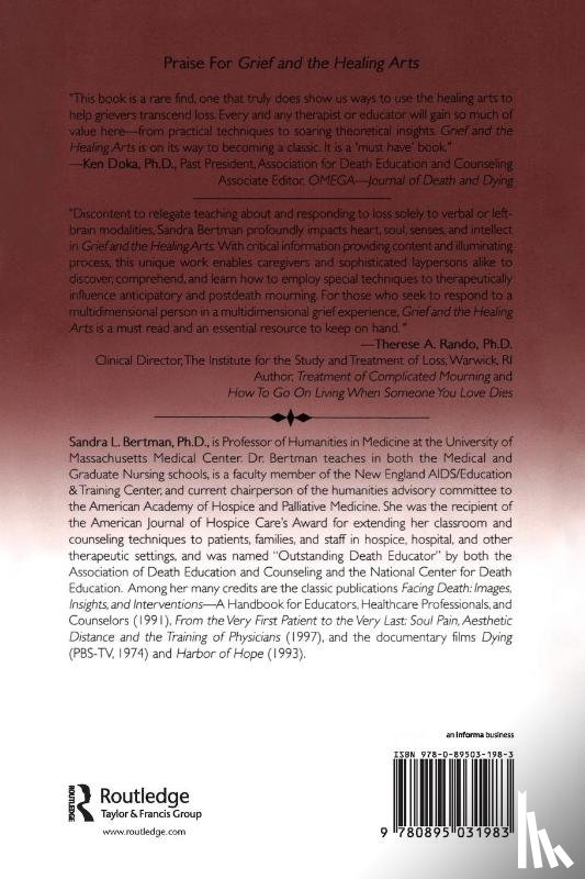 Bertman, Sandra - Grief and the Healing Arts