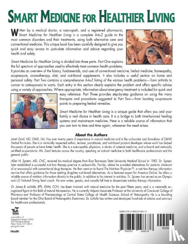 Zand, Janet (Janet Zand), Spreen, Allan (Allan Spreen), LaValle, James B. (James B. LaValle) - Smart Medicine for Healthier Living