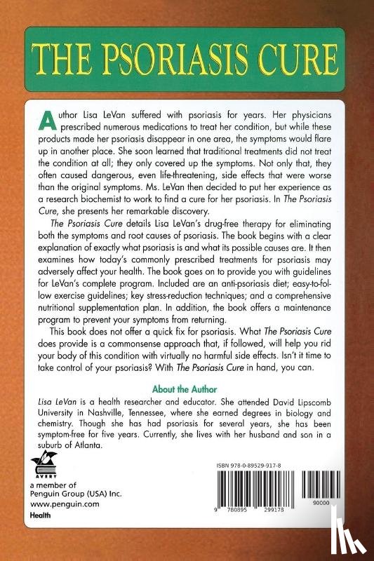 Levan, Lisa - The Psoriasis Cure