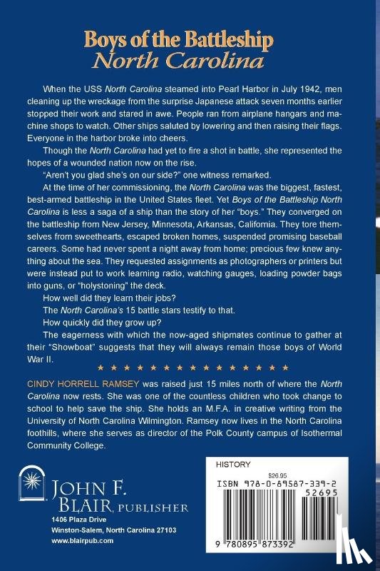 Ramsey, Cindy Horrell - Boys of the Battleship North Carolina