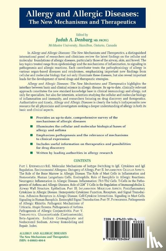  - Allergy and Allergic Diseases
