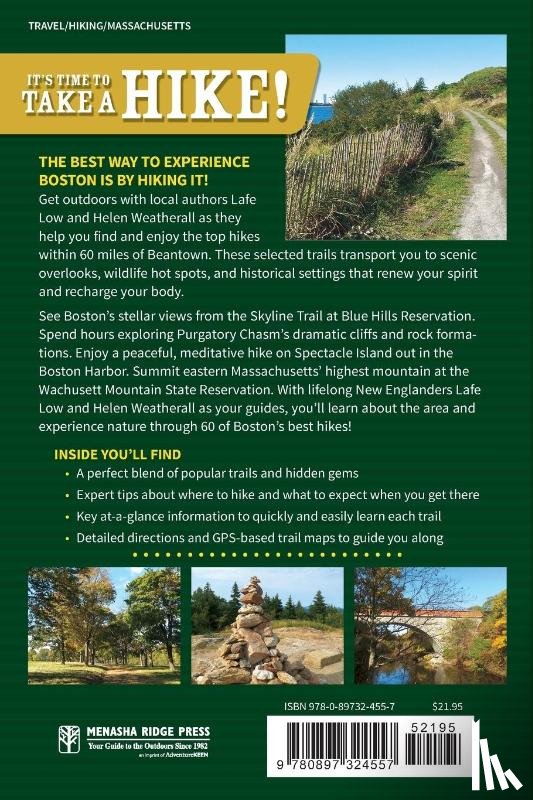 Low, Lafe, Weatherall, Helen - 60 Hikes Within 60 Miles: Boston