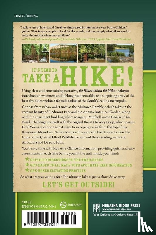Golden, Pam, Golden, Randy - 60 Hikes Within 60 Miles: Atlanta