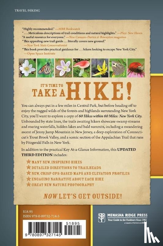 Brooks, Christopher, Brooks, Catherine - 60 Hikes Within 60 Miles: New York City