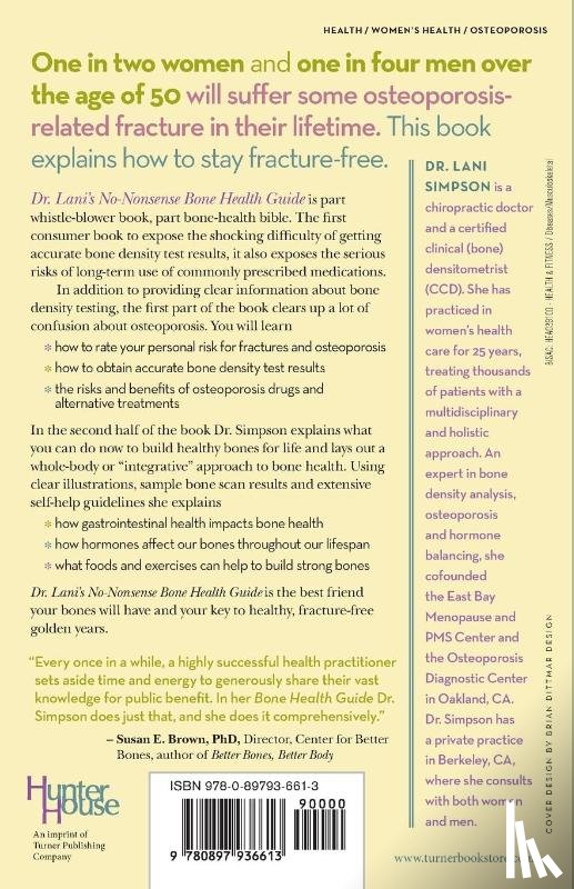 Simpson, Lani - Simpson, L: Dr. Lani's No-Nonsense Bone Health Guide