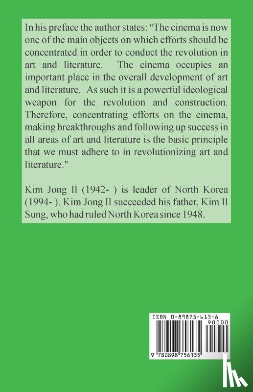 Il, Kim Jong - On the Art of the Cinema