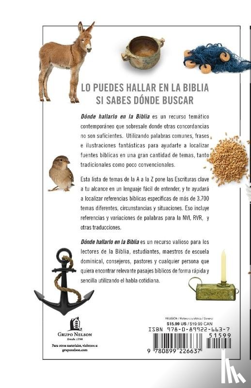 Anderson, Ken - Donde hallarlo en la Biblia edicion compacta