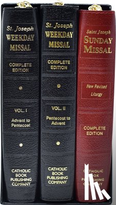 Catholic Book Publishing & Icel - St. Joseph Daily and Sunday Missals: Complete Gift Box 3-Volume Set